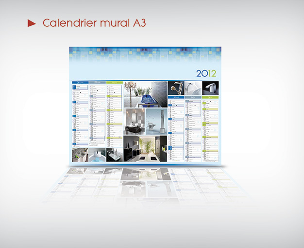 Calendrier mural A3
