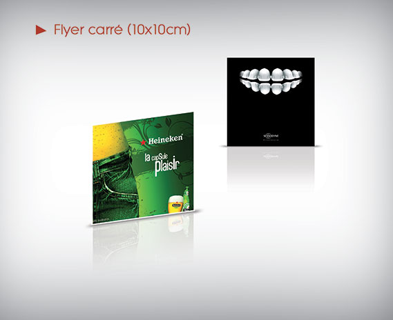 Flyer Carré (10x10cm)