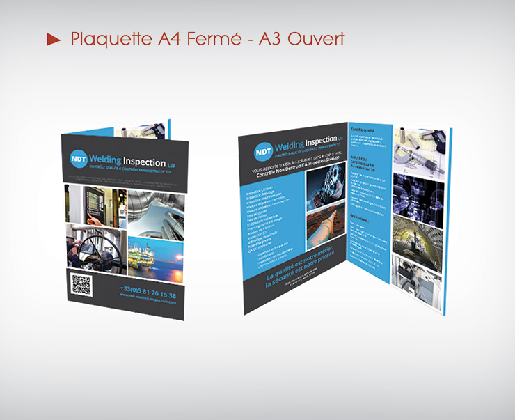 Plaquette A4 Fermé-A3 Ouvert