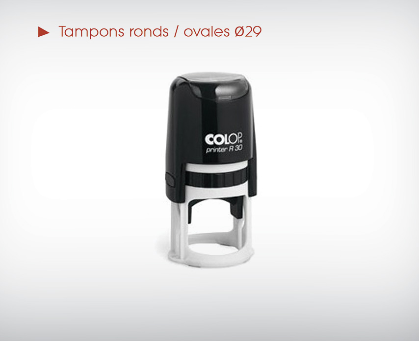 Tampons encreurs Ø29 mm